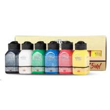 artdeco akrilik boya 6*75 ml set- canlı renkler