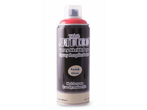 Artdeco Akrilik Sprey Boya 400ml Kırmızı 340