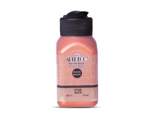 Artdeco Metalik Akrilik Boya 75ml Bakır 3728