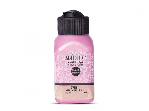 Artdeco Metalik Akrilik Boya 75ml Gül Kurusu 3755