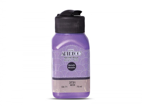 Artdeco Metalik Akrilik Boya 75ml Mor 3731