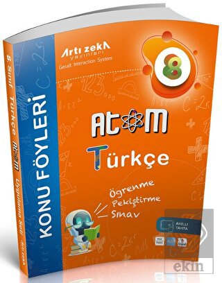 Artı Zeka Atom 8 Sınıf Türkçe Ders Ders KOnu Föyleri