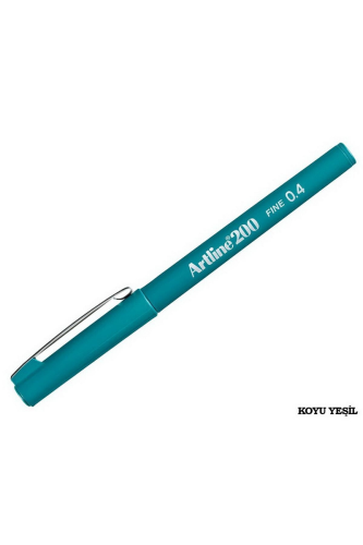Artline 200N Fine Keçe Uçlu Yazı Kalemi Uç:0,4mm K