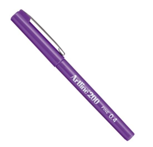 Artline 200N Fine Keçe Uçlu Yazı Kalemi Uç:0,4mm M