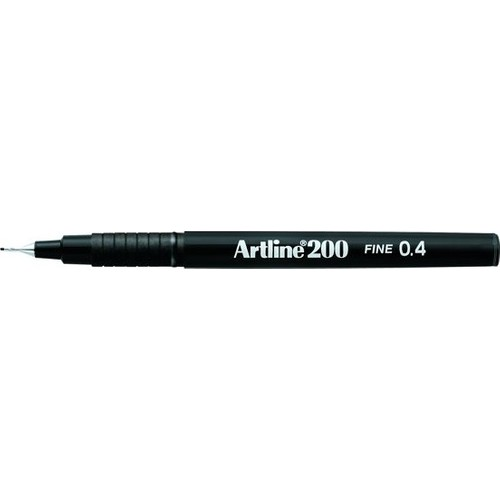 Artline 200N Fine Keçe Uçlu Yazı Kalemi Uç:0,4mm S