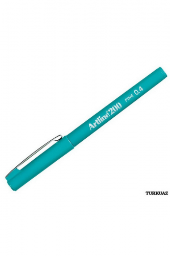 Artline 200N Fine Keçe Uçlu Yazı Kalemi Uç:0,4mm T