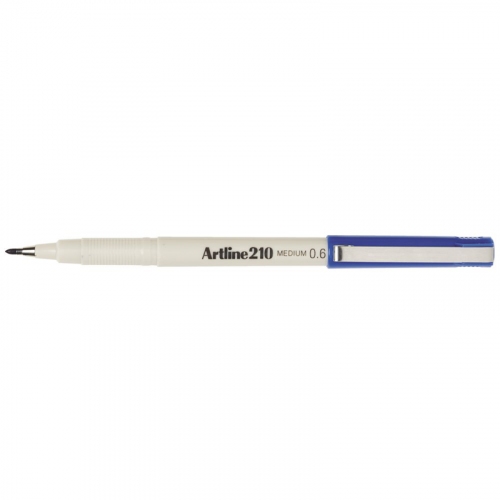Artline 210N Keçe Uçlu Yazı Kalemi Uç:0,6mm Mavi