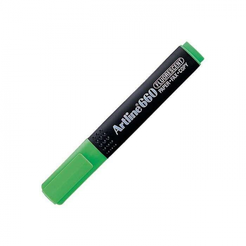 Artline 660 Fosforlu Kalem Kesik Uç:1,0-4,0mm F.Ye