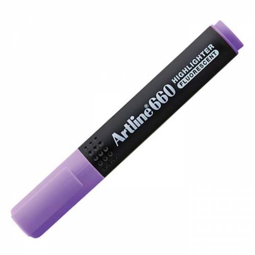 Artline 660 Fosforlu Kalem Kesik Uç:1,0-4,0mm Mor