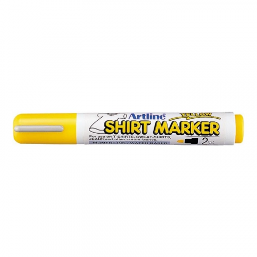 Artline Shirt Marker Tişört Markörü Uç:2,0mm Sarı