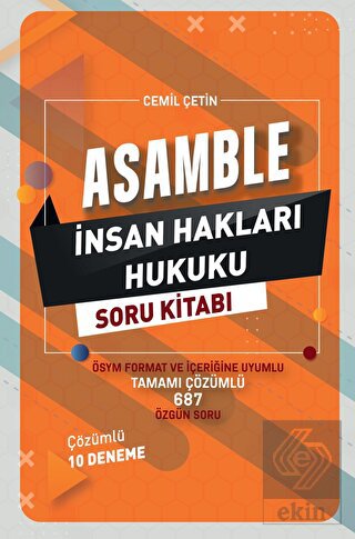 Asamble İnsan Hakları Hukuku Soru Kitabı