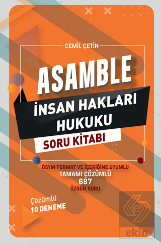 Asamble İnsan Hakları Hukuku Soru Kitabı