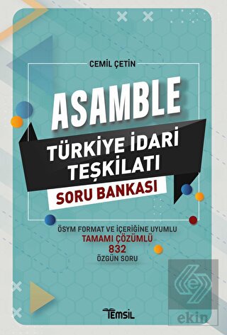Asamble Türkiye İdari Teşkilatı Çözümlü Soru Banka