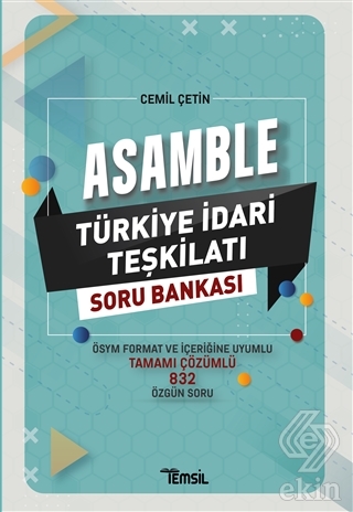 Asamble Türkiye İdari Teşkilatı Çözümlü Soru Banka