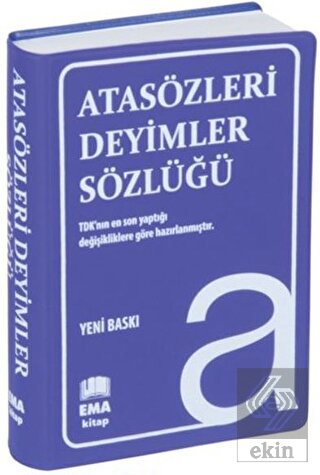 Ema kitap Biala Kapak Atasözleri - Deyimler Sözlüğü