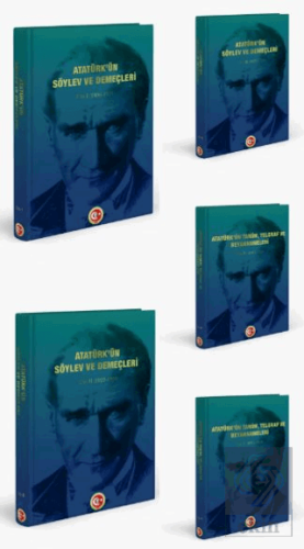 Atatürkün Söylev ve Demeçleri ve Atatürkün Tamim, Telgraf ve Beyannameleri (5 Kitap - Kutulu Set)