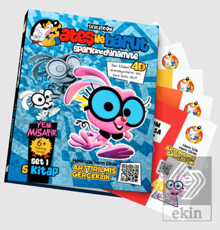 Ateş ile Barut Yeni Misafir Ar (4D) Animasyonlu Kitap Set 1