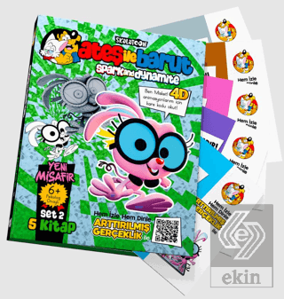 Ateş ile Barut Yeni Misafir Ar (4D) Animasyonlu Kitap Set 2