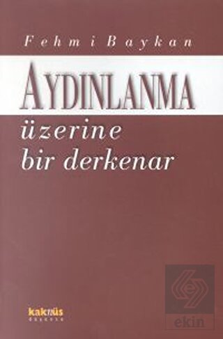Aydınlanma Üzerine Bir Derkenar