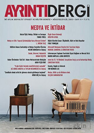 Ayrıntı Dergisi Sayı : 11 Ağustos-Eylül 2015
