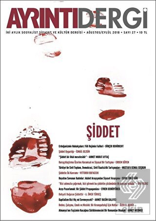 Ayrıntı Dergisi Sayı : 27 Ağustos - Eylül 2018