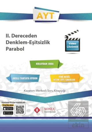 AYT 2. Dereceden Denklem Eşitsizlik Parabol 2022