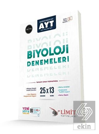 AYT 25'li Biyoloji Deneme Limit Yayınları