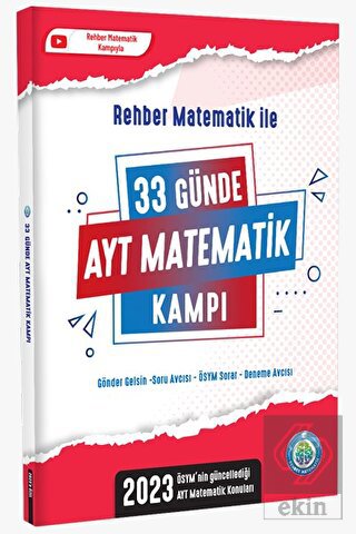 AYT / 33 Günde AYT Matematik Kamp Kitabı Rehber Ma