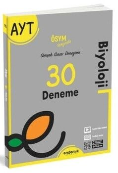 Ayt Biyoloji 30 Deneme