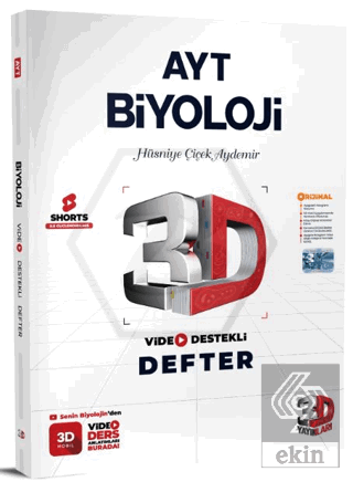 AYT Biyoloji Video Destekli Defter