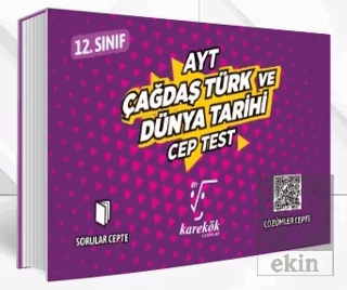 AYT Cep Test 12. Sınıf Çağdaş Türk ve Dünya Tarihi