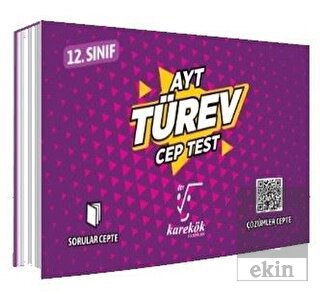 AYT Cep Test 12. Sınıf Türev