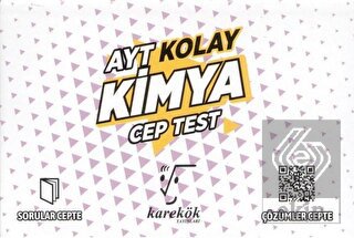 AYT Cep Test Kimya (Kolay)