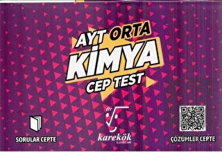 AYT Cep Test Kimya (Orta)