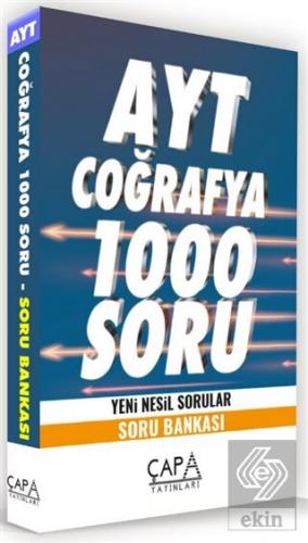 AYT Coğrafya 1000 Soru Yeni Nesil Sorular - Soru