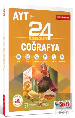 AYT Coğrafya 24 Adımda Konu Anlatımlı Soru Bankası