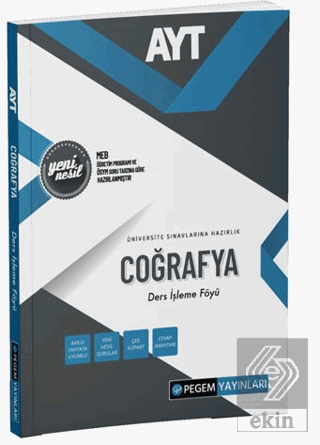 AYT Coğrafya Ders İşleme Föyü Pegem Akademi Yayınc
