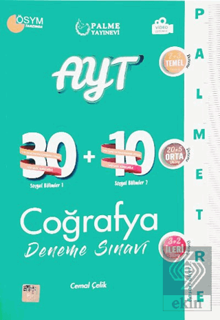 AYT Coğrafya Palmetre 30+10 Deneme Sınavı Video Çözümlü