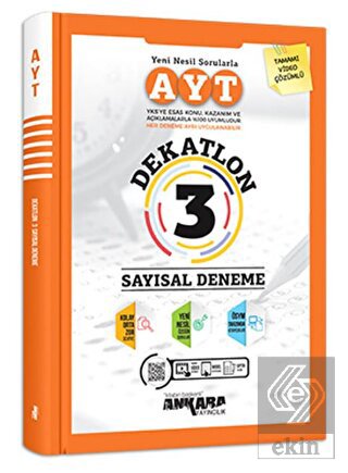 AYT Dekatlon 3 Sayısal Deneme