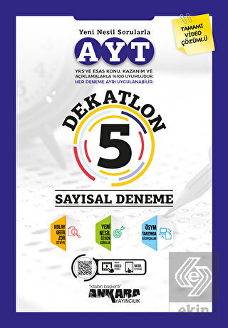 AYT Dekatlon 5 Sayısal Deneme