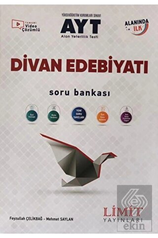 AYT Divan Edebiyatı Video Çözümlü Soru Bankası Lim