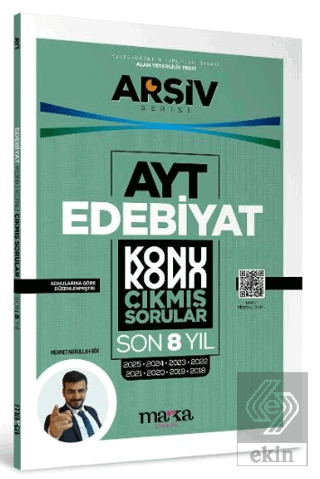 AYT Edebiyat Çıkmış Sorular Konu Konu Son 8 Yıl Tıpkı Basım Arşiv Seri