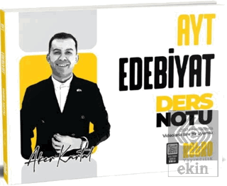 AYT Edebiyat Ders Notu