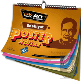 AYT Edebiyat Poster Notlar Kolektif KR Akademi Yayınları Satın Al - ek