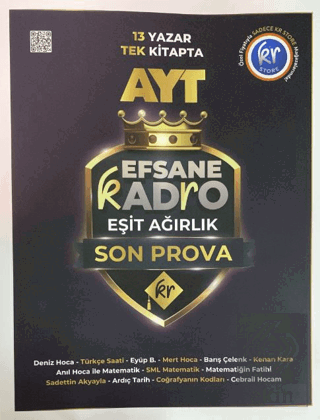 AYT Efsane Kadro Eşit Ağırlık Son Prova Soru Bankası