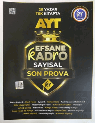 AYT Efsane Kadro Sayısal Son Prova Soru Bankası