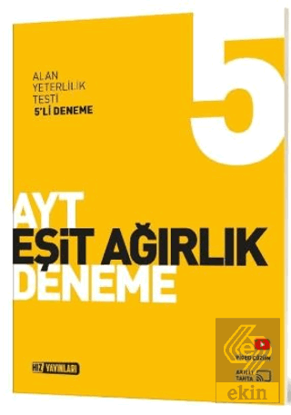 AYT Eşit Ağırlık 5 Li Genel Deneme