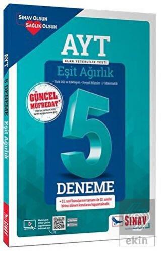 AYT Eşit Ağırlık Çözümlü 5 Deneme