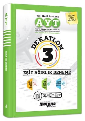 AYT Dekatlon 3 Eşit Ağırlık Deneme