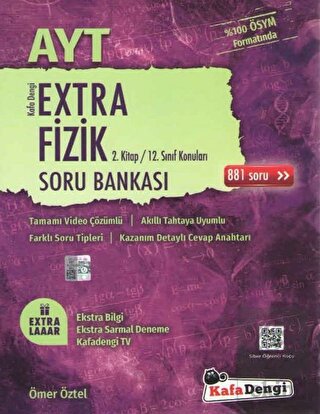 AYT Extra Fizik Soru Bankası 2. Kitap Kafa Dengi Y